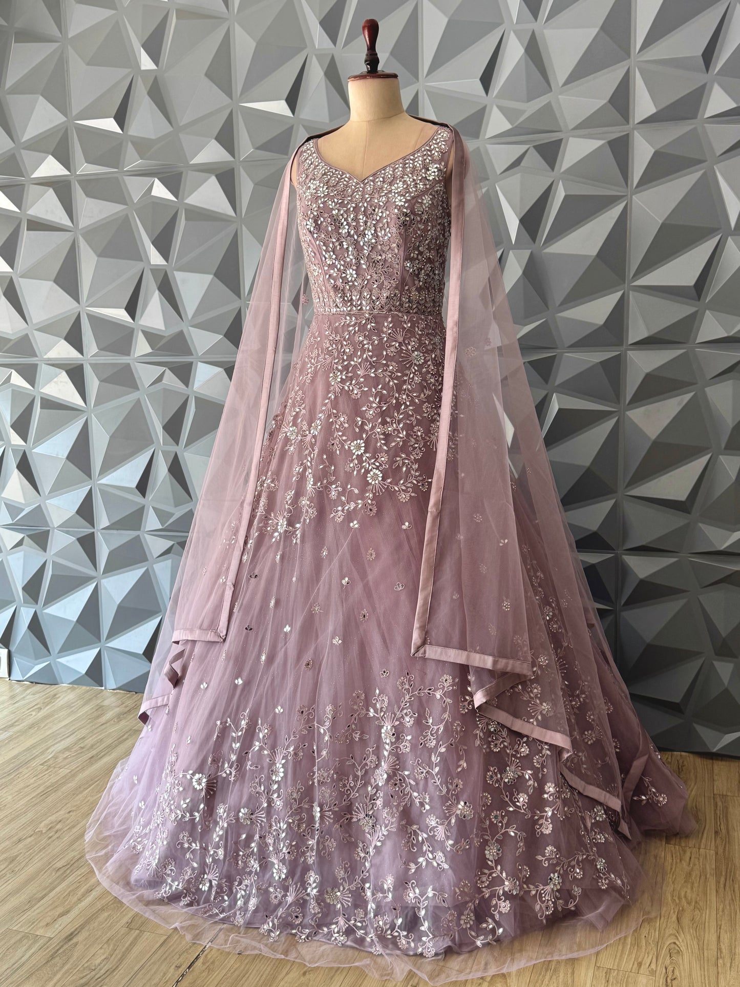 Lilac Long Gown