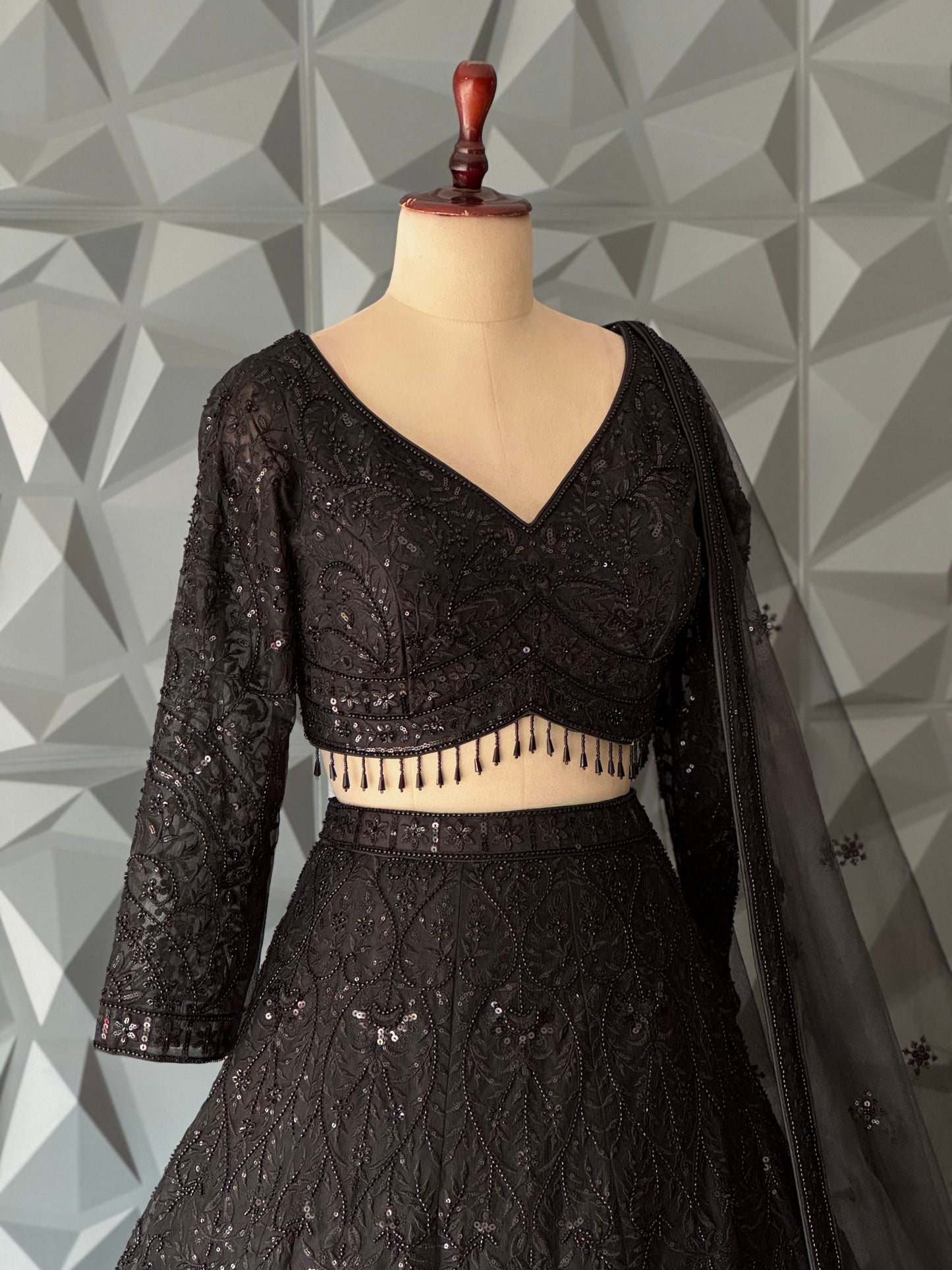 Black Lehenga