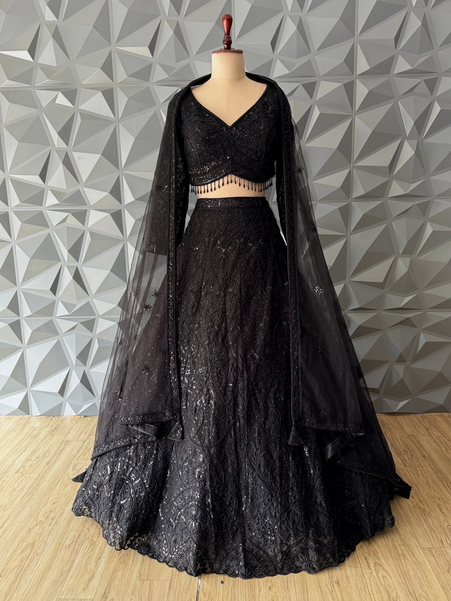 Black Lehenga