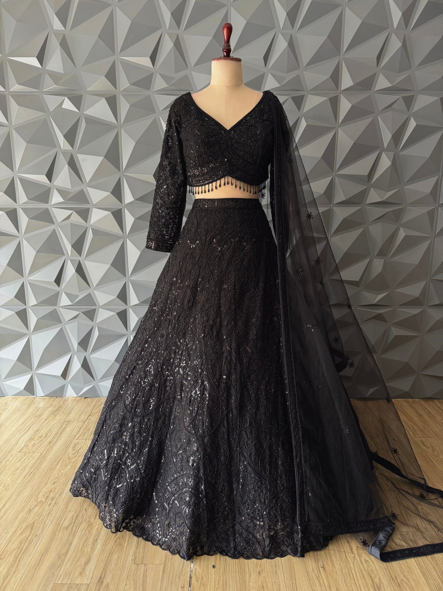Black Lehenga
