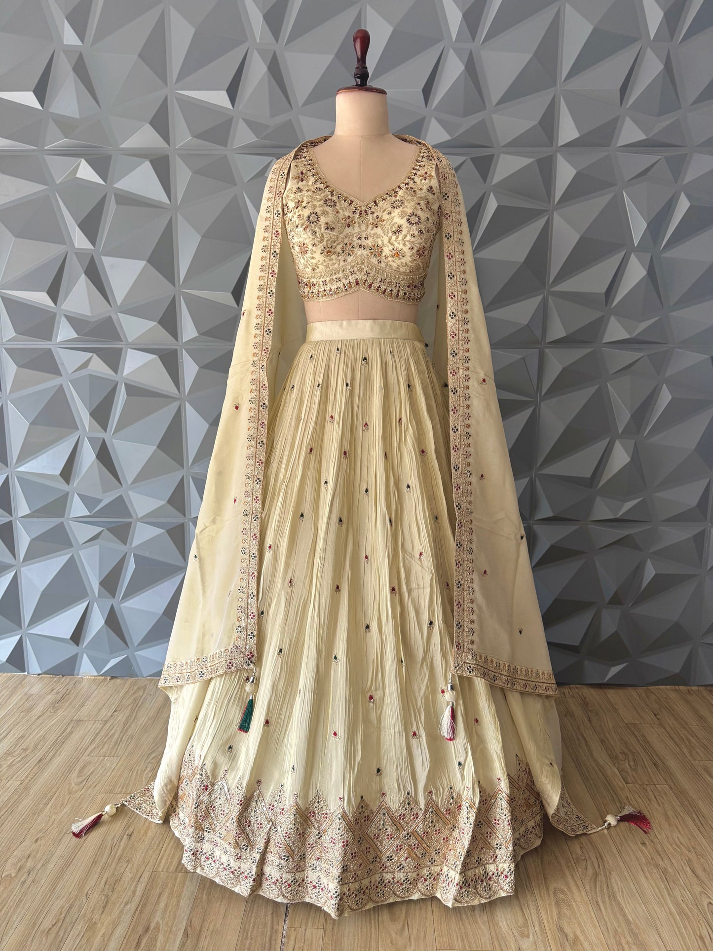 Champagne Lehanga Set