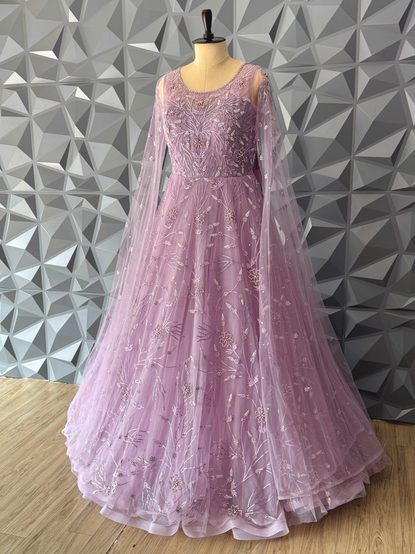 Lavender Designer Gown