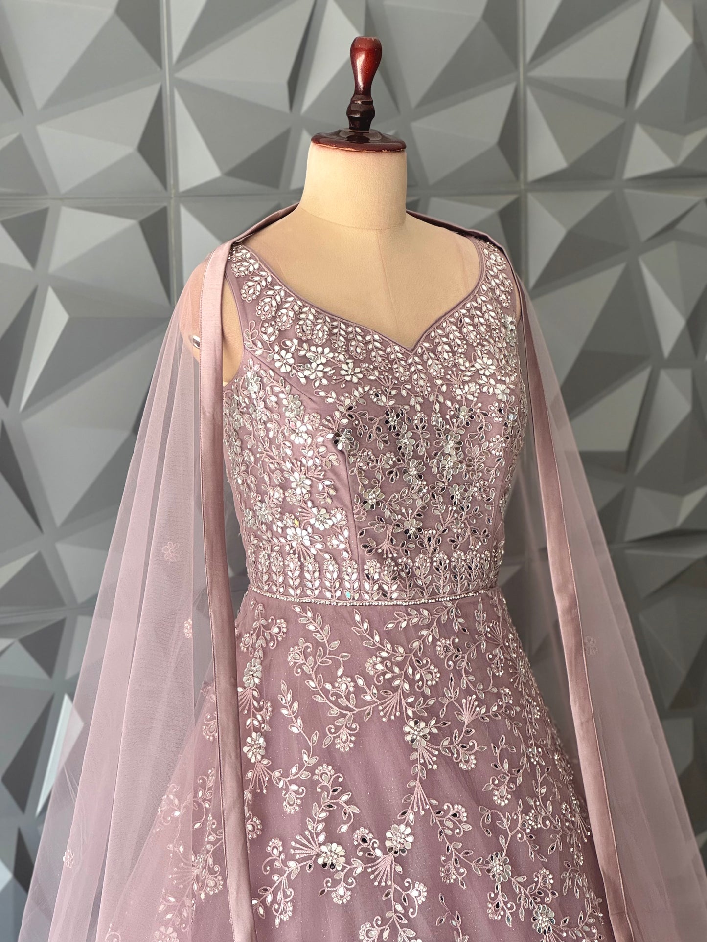 Lilac Long Gown