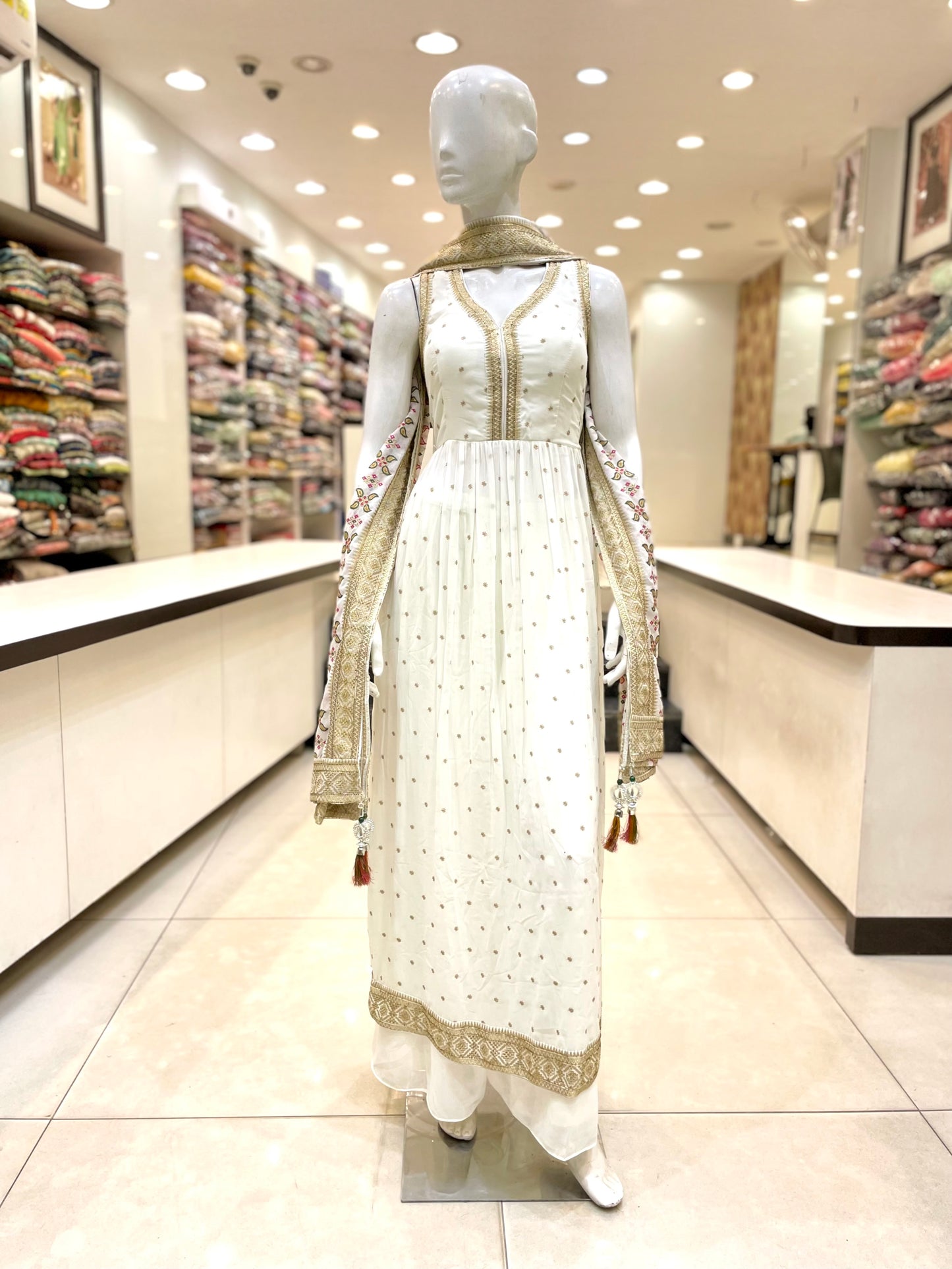 WHITE NYRA CUT DRESS