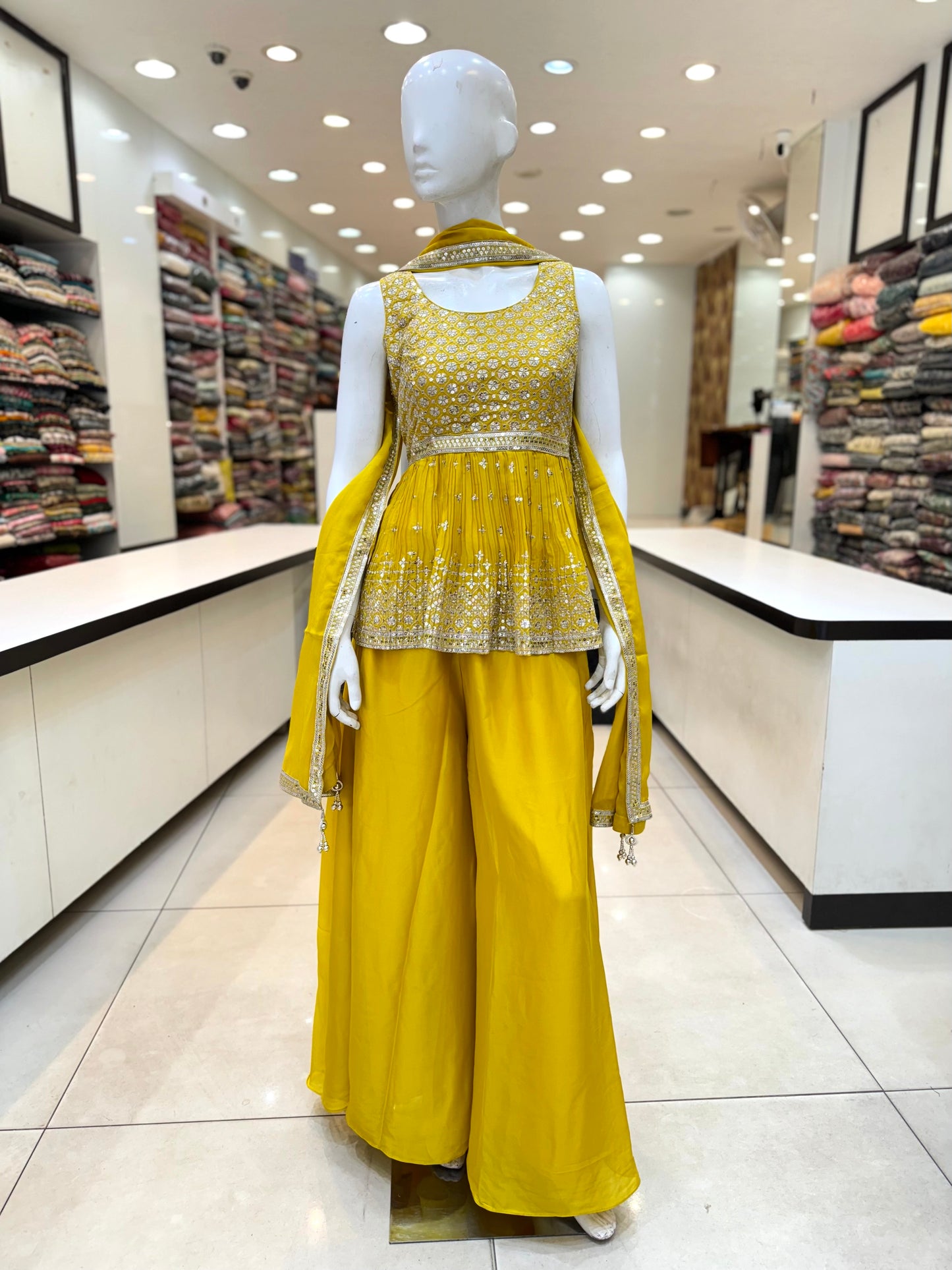 Yellow Palazzo Set