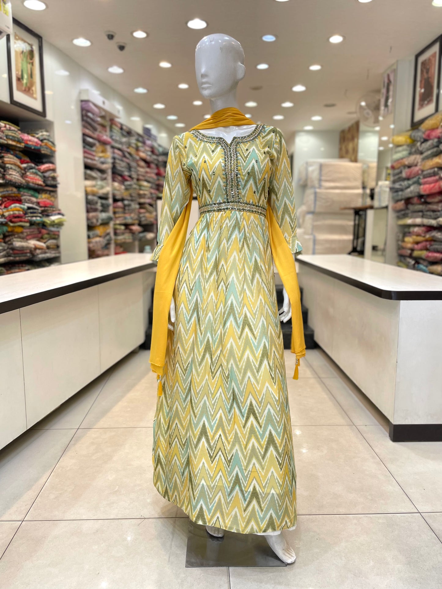 Yellow Long Dress