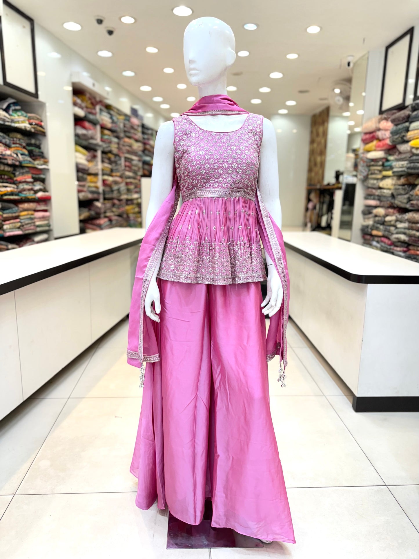 Pink Palazzo Set