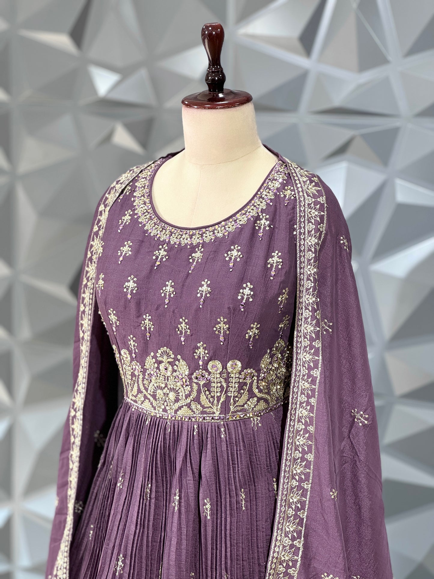 Lavender Long Dress
