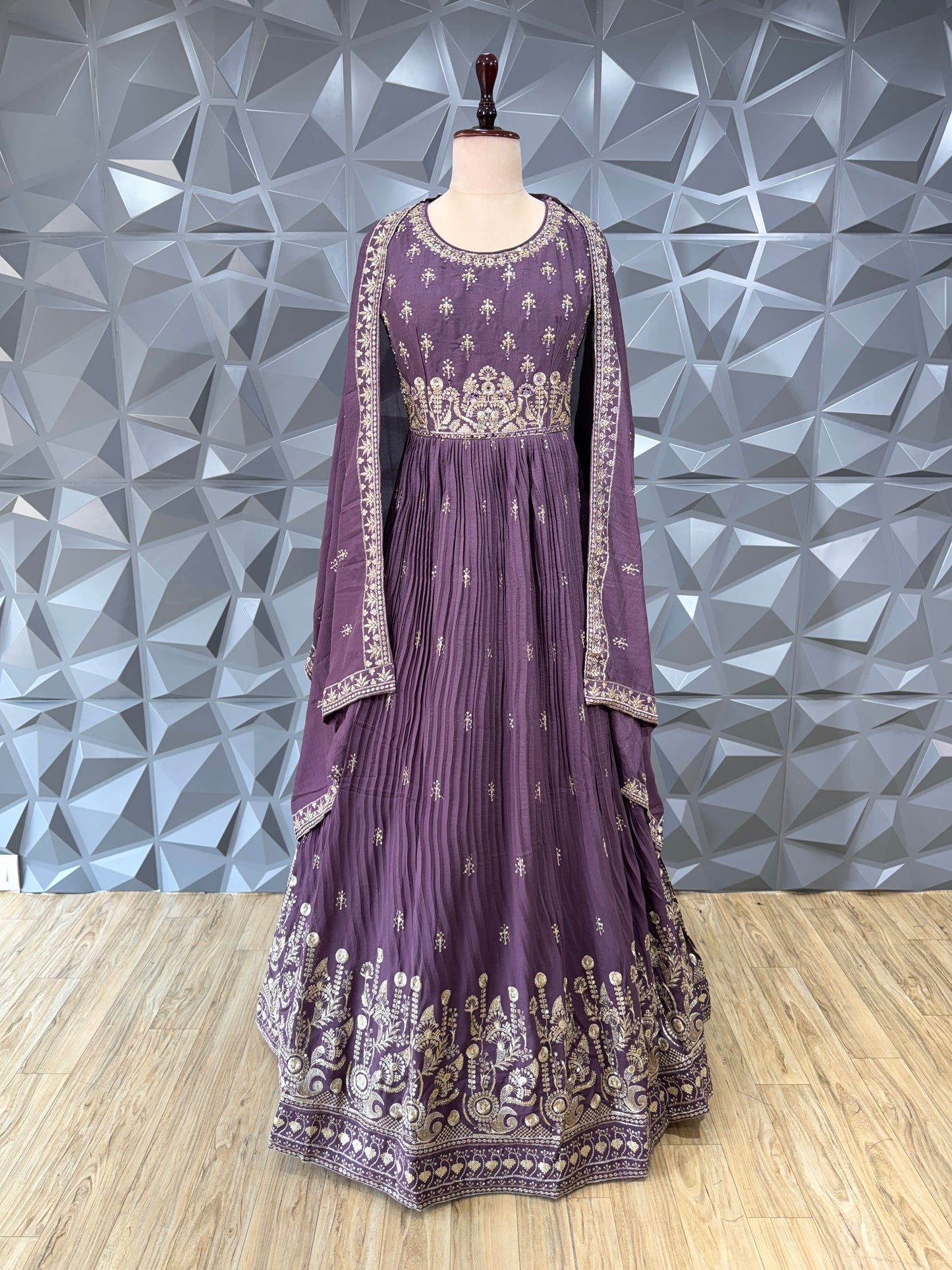 Lavender Long Dress