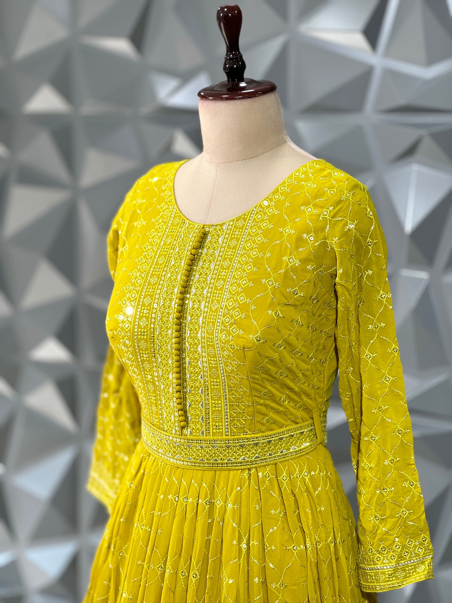 Lemon Yellow Long Dress