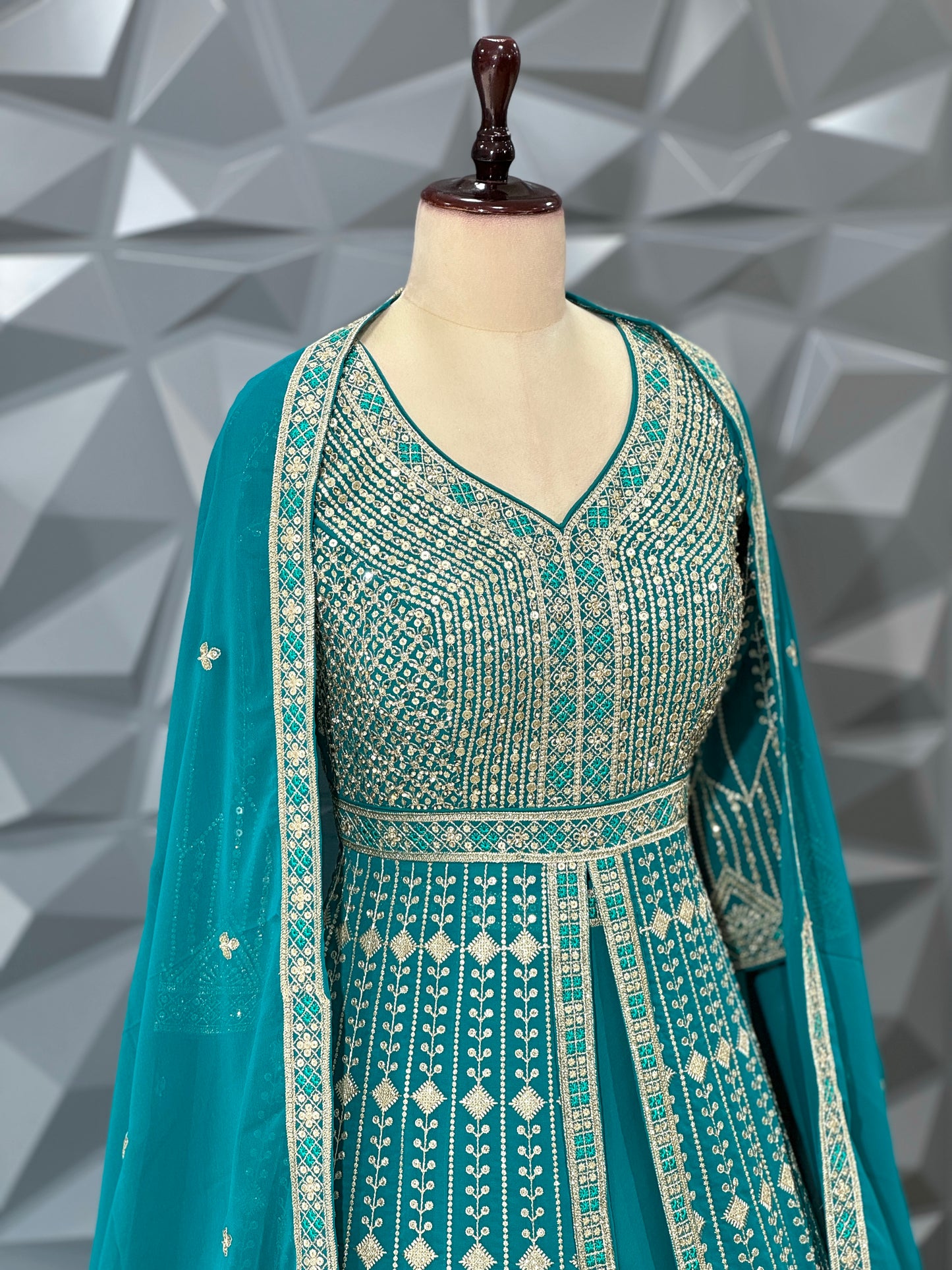 Rama Blue Lehenga