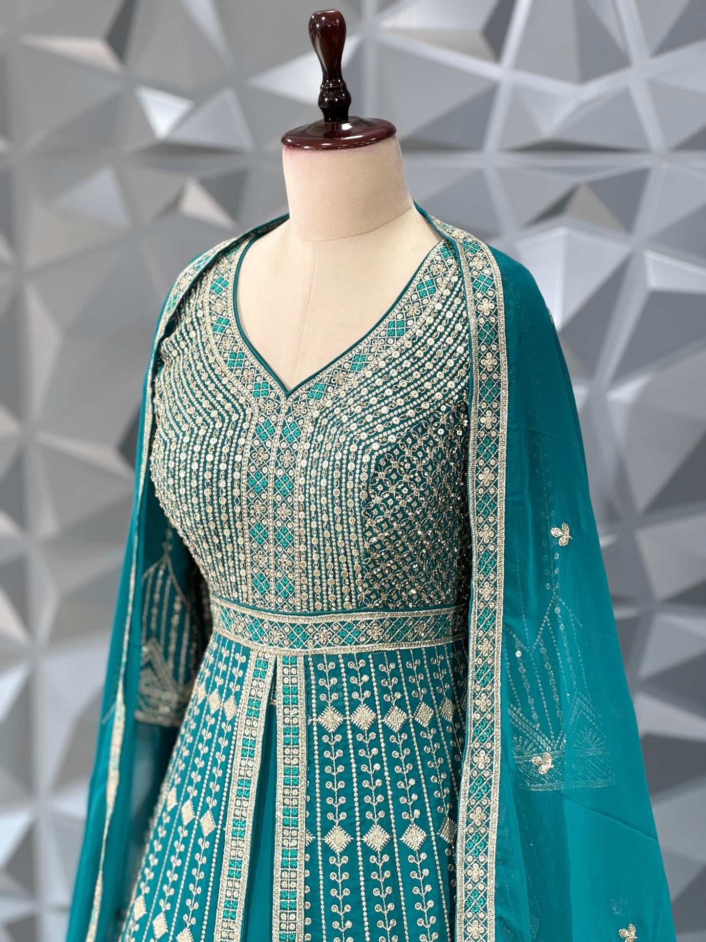 Rama Blue Lehenga