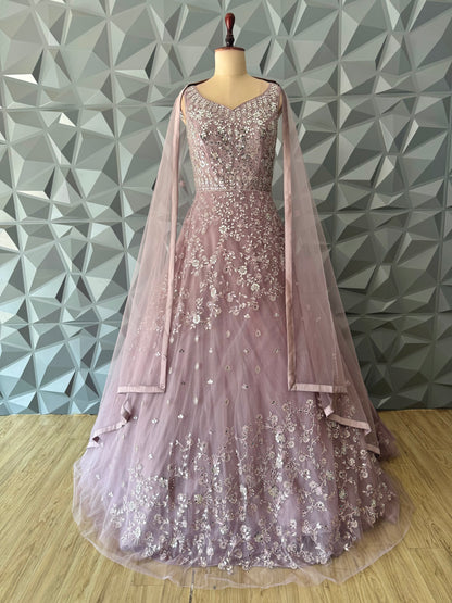 Lilac Long Gown