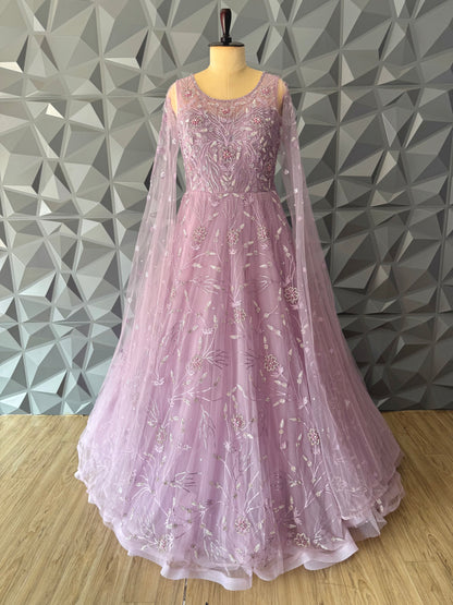 Lavender Designer Gown