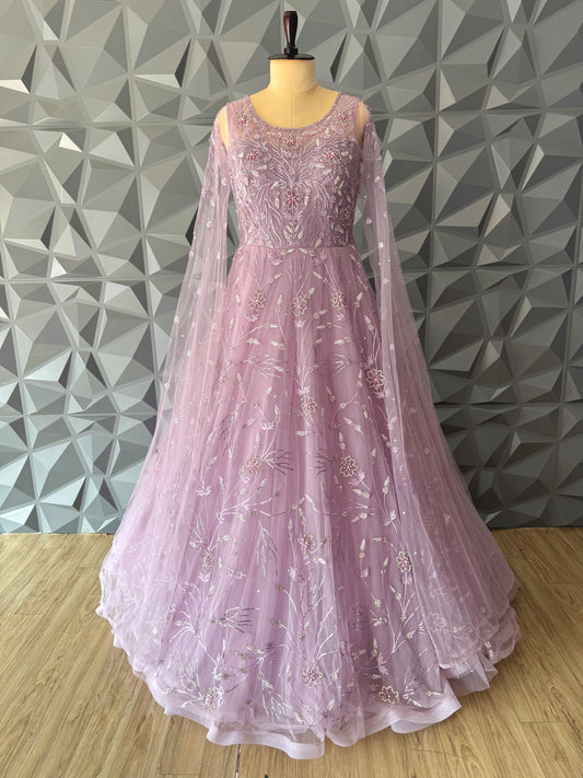 Lavender Designer Gown