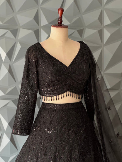 Black Lehenga