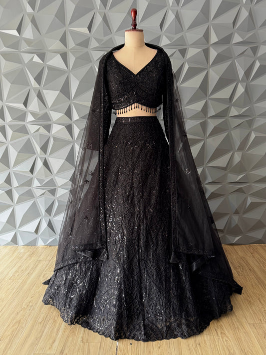 Black Lehenga