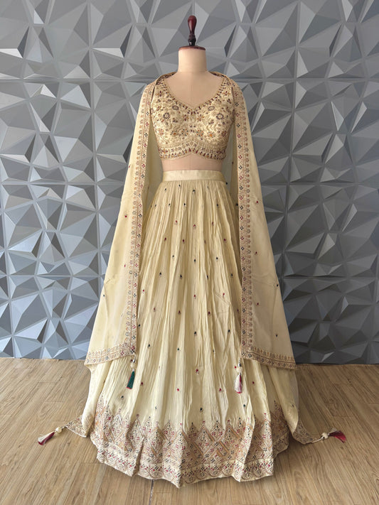 Champagne Lehanga Set