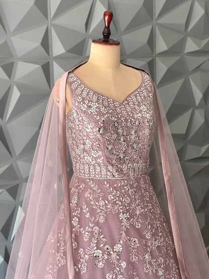 Lilac Long Gown