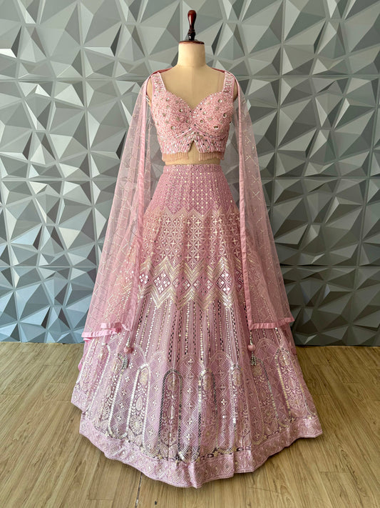 Pink Lehenga Set